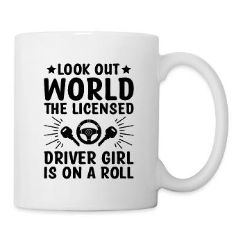 Driving License Passed New Driver Permit Driving S - Mug - white - Right