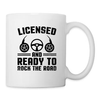 Driving License Passed New Driver Permit Driving S - Mug - white - Right