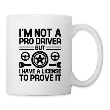 Driving License Passed New Driver Permit Driving S - Mug - white - Right