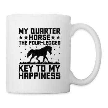 American Quarter Horse Reitpferd Liebhaber Hors - Tasse - Weiß - Rechts