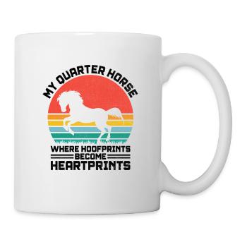 American Quarter Horse Reitpferd Liebhaber Hors - Tasse - Weiß - Rechts