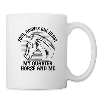 American Quarter Horse Reitpferd Liebhaber Hors - Tasse - Weiß - Rechts