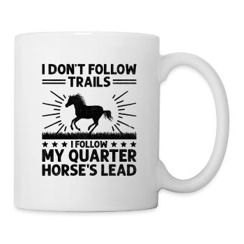 American Quarter Horse Reitpferd Liebhaber Hors - Tasse - Weiß - Rechts