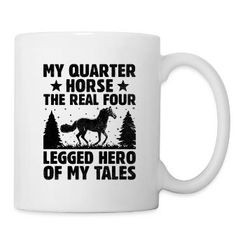 American Quarter Horse Equestrian Horse Lover Hors - Mug - white - Right