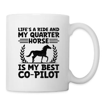 American Quarter Horse Reitpferd Liebhaber Hors - Tasse - Weiß - Rechts