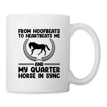 American Quarter Horse Equestrian Horse Lover Hors - Mug - white - Right