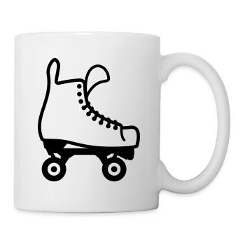 hockey roller skate - Mug - white - Right
