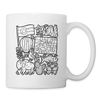 Colorado - Tasse - Weiß - Rechts