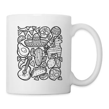 Cinco de Mayo - Mug blanc - blanc - Droite