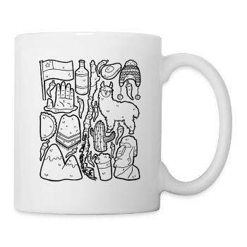 Chile - Tasse - Weiß - Rechts