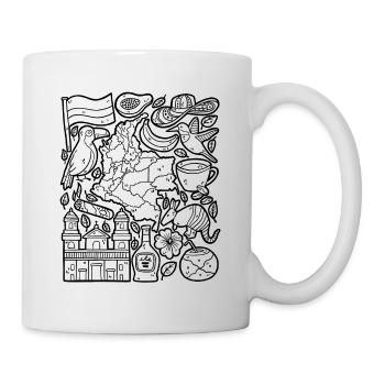 Kolumbien - Tasse - Weiß - Rechts