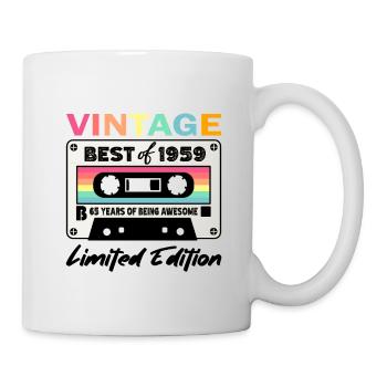 Best of 1959 - zum 65. Geburtstag Limited Edition - Tasse - Weiß - Rechts