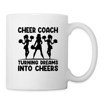 Cheerleading Coach Cheer Coach Cheerleader Cheer T - Mug - white - Right