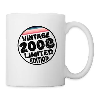 Vintage 2008 Birthday Gift Birthday Party - Mug - white - Right