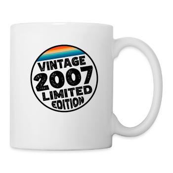 Vintage 2007 Birthday Gift Birthday Party - Mug - white - Right