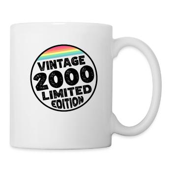 Vintage 2000 Birthday Gift Birthday Party - Mug - white - Right