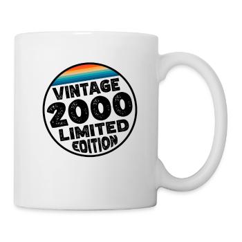 Vintage 2000 Birthday Gift Birthday Party - Mug - white - Right