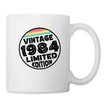 Vintage 1984 Birthday Gift Birthday Party - Mug - white - Right