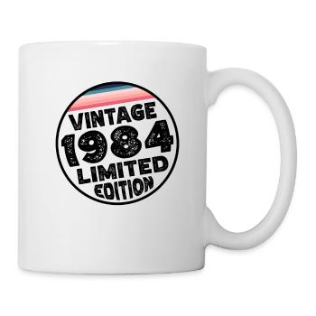 Vintage 1984 Birthday Gift Birthday Party - Mug - white - Right