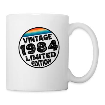 Vintage 1984 Birthday Gift Birthday Party - Mug - white - Right
