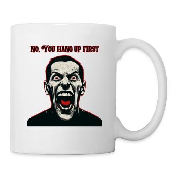 Cray look man. vous raccrochez en premier. - Mug blanc - blanc - Droite
