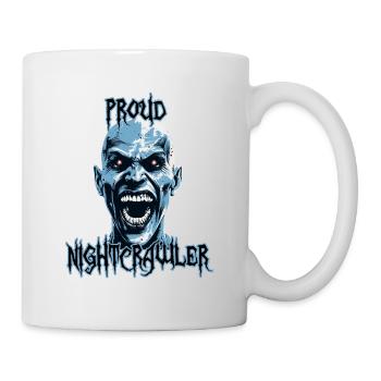 Proud Nightcrawler, night owl, scary - Mug - white - Right