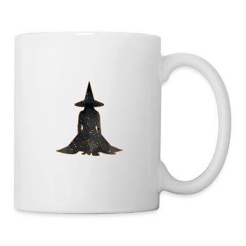 Witch Silhouette Profile, Halloween - Mug - white - Right