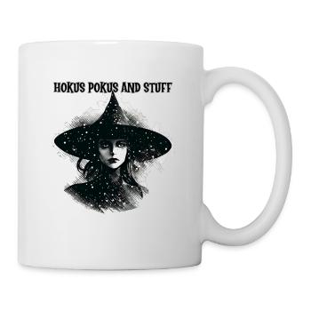 Witch, Hokus Pokus and Stuff, Halloween - Mug - white - Right