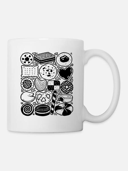 Kekse - Tasse - Weiß