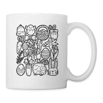 Ostern - Tasse - Weiß - Rechts