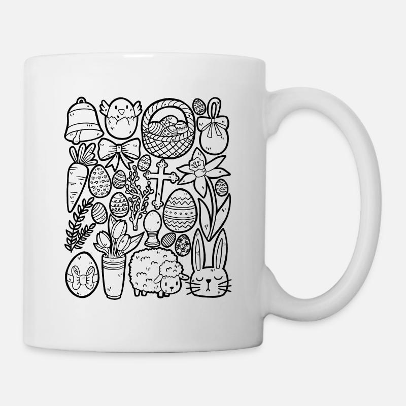 Ostern - Tasse - Weiß