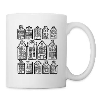 Maisons hollandaises - Mug blanc - blanc - Droite