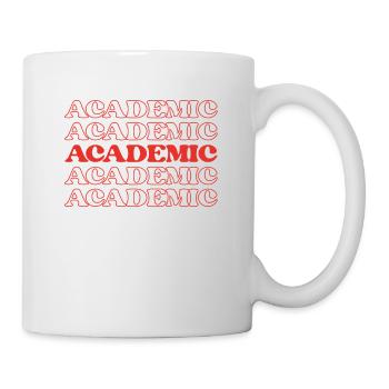 Akademischer Professor Lehrbeauftragter Tutor Lehrer - Tasse - Weiß - Rechts