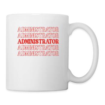 Administrateur Admin Appréciation administrative - Mug blanc - blanc - Droite