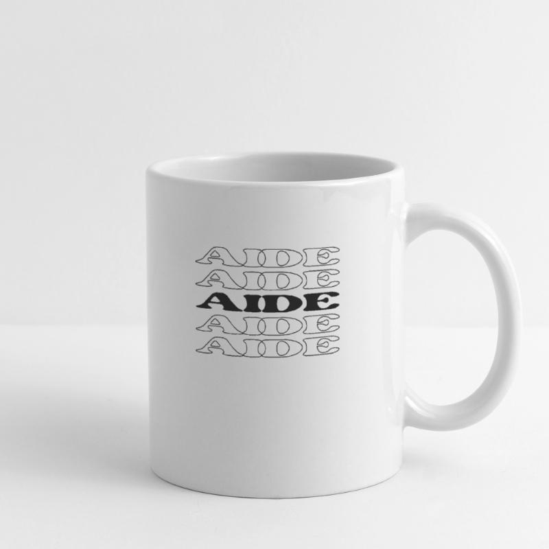 Aide Assistant Assistant Conseiller Appréciation Citations Mug blanc