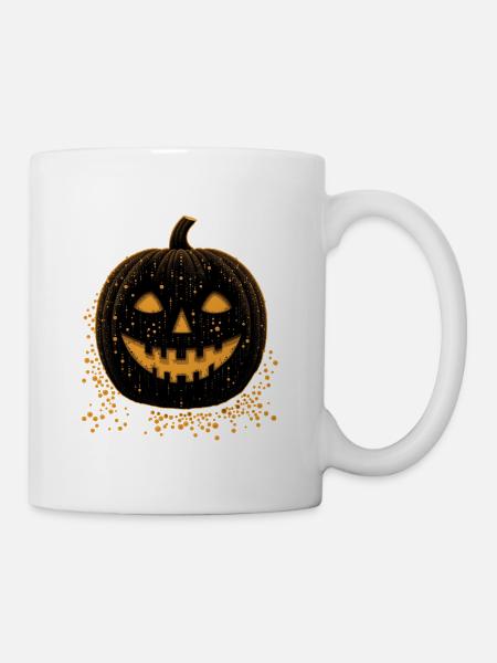 Black Jack O Laterne - Tasse - Weiß