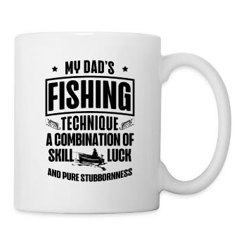 Pêche Papa Papa Pêcheur Childern Drôle Poisson Alors - Mug blanc - blanc - Droite