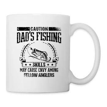 Pêche Papa Papa Pêcheur Childern Drôle Poisson Alors - Mug blanc - blanc - Droite
