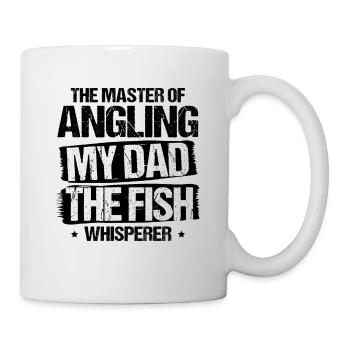 Pêche Papa Papa Pêcheur Childern Drôle Poisson Alors - Mug blanc - blanc - Droite