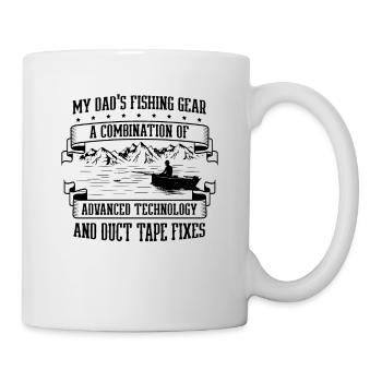Pêche Papa Papa Pêcheur Childern Drôle Poisson Alors - Mug blanc - blanc - Droite