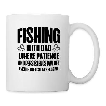 Pêche Papa Papa Pêcheur Childern Drôle Poisson Alors - Mug blanc - blanc - Droite