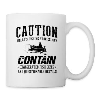 Fishing Uncle Fisherman Uncles Funny Fish Perfect - Mug - white - Right