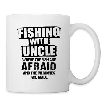 Pêche Oncle Pêcheur Oncles Drôle Poisson Parfait - Mug blanc - blanc - Droite