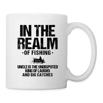 Pêche Oncle Pêcheur Oncles Drôle Poisson Parfait - Mug blanc - blanc - Droite