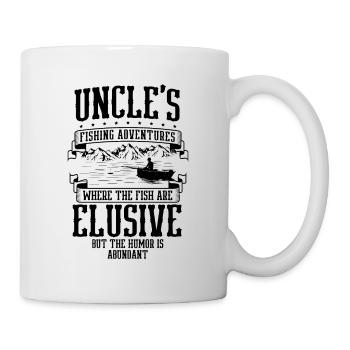 Pêche Oncle Pêcheur Oncles Drôle Poisson Parfait - Mug blanc - blanc - Droite