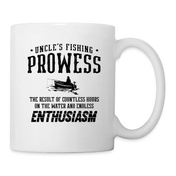 Pêche Oncle Pêcheur Oncles Drôle Poisson Parfait - Mug blanc - blanc - Droite
