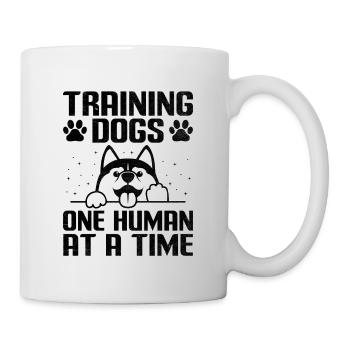Dresseur de chiens Formation de chiens Chiens Soins pour animaux de compagnie Pr - Mug blanc - blanc - Droite