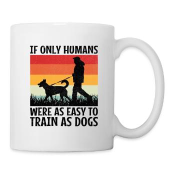 Dresseur de chiens Formation de chiens Chiens Soins pour animaux de compagnie Pr - Mug blanc - blanc - Droite