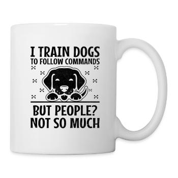 Dresseur de chiens Dressage de chiens Dressage de chiens Soins aux animaux de compagnie Pr - Mug blanc - blanc - Droite