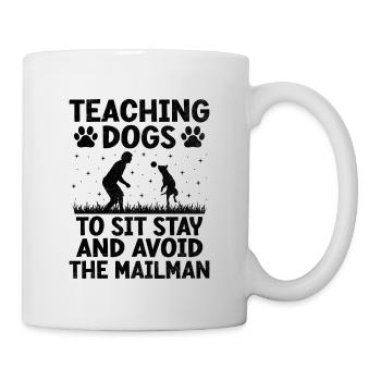 Dresseur de chiens Dressage de chiens Dressage de chiens Soins aux animaux de compagnie Pr - Mug blanc - blanc - Droite